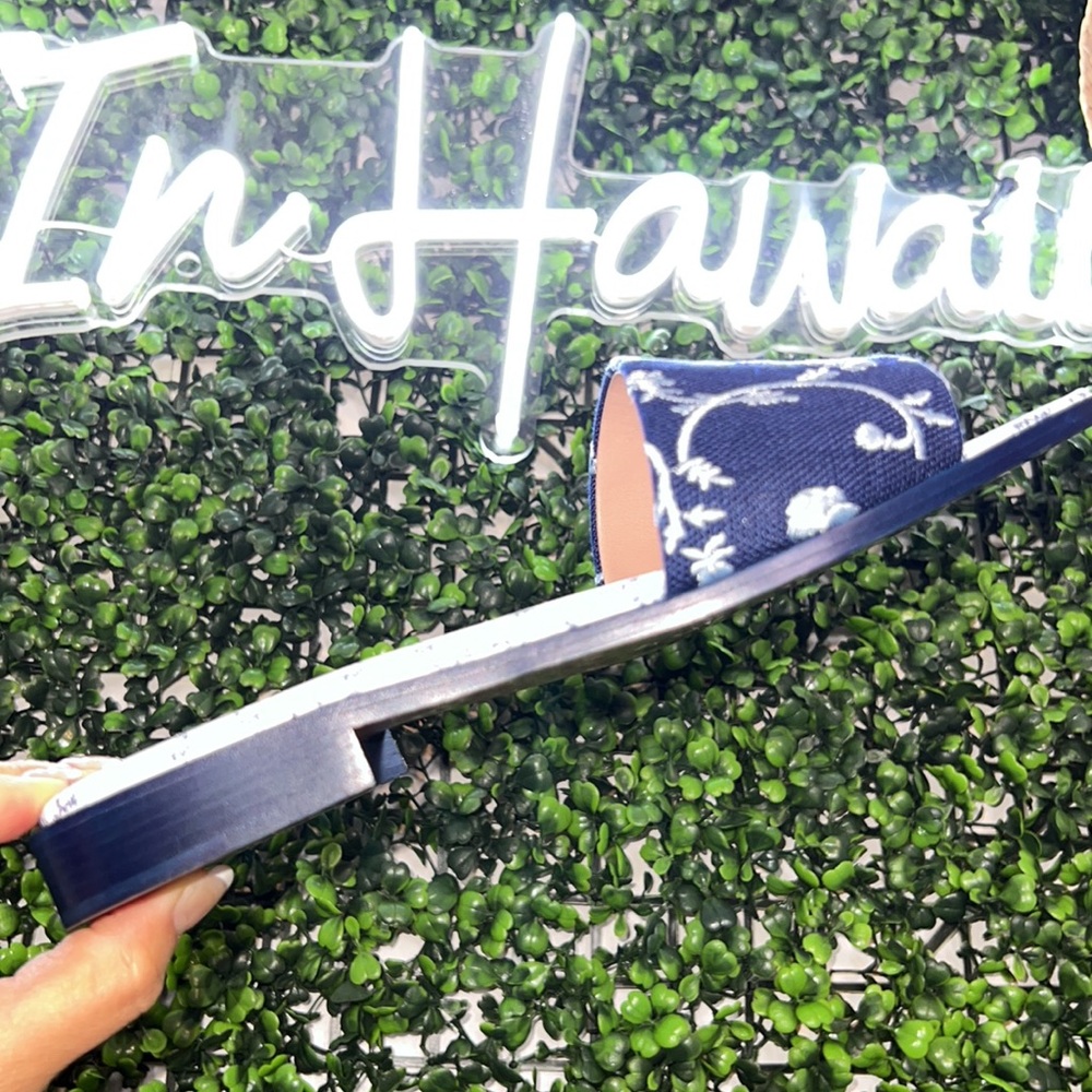 Hill House Home The City Summer Slide Blue Botanical 8 - Picture 12 of 14